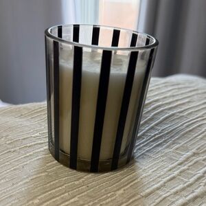 NWT Kate Spade X Target Striped Black and White Candle + Holder